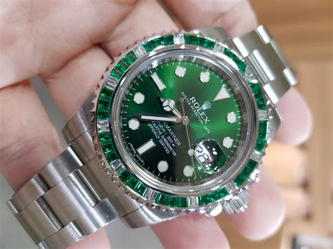 rolex gold emerald|rolex submariner emerald.